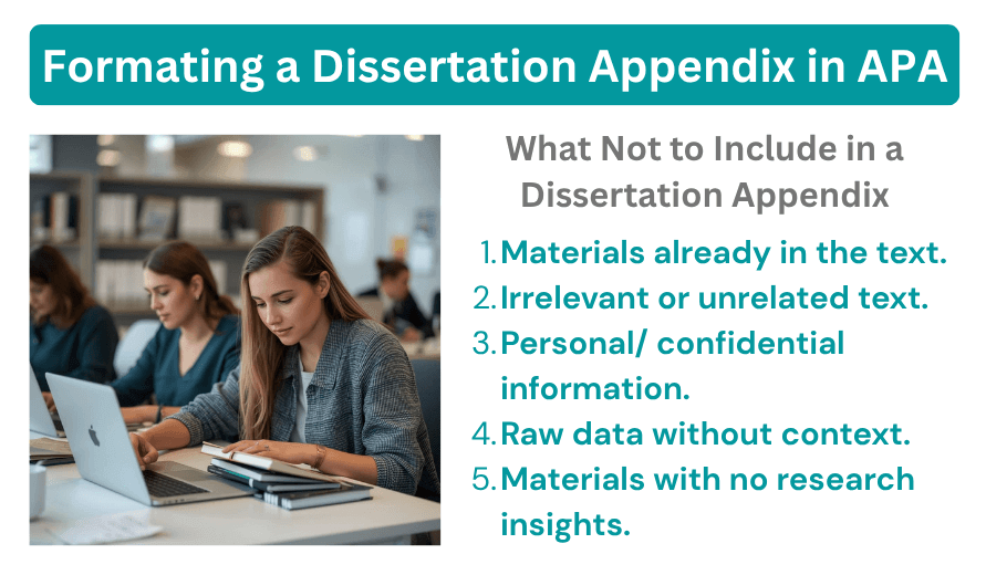 Formating a Dissertation Appendix in APA